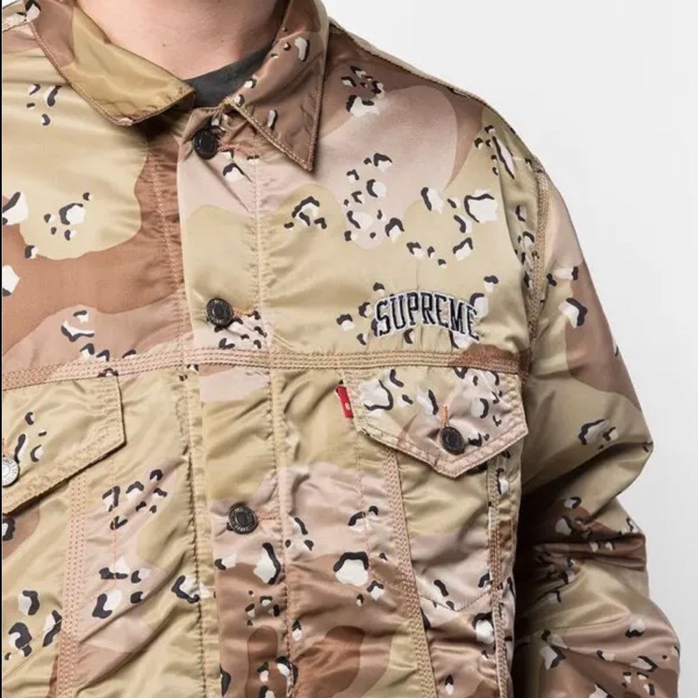 Supreme x Levi's Outerwear 2019 Nylon Trucker Jacket